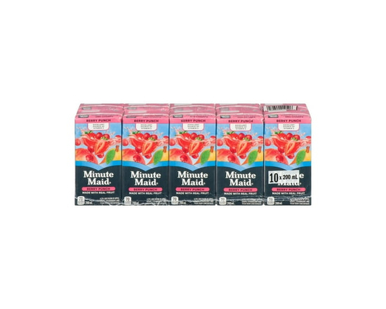 Minute Maid Berry Punch Cartons, 200 mL, 10 Pack - 200 mL