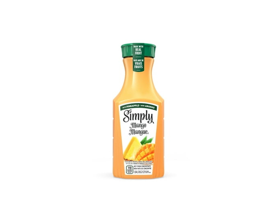 Simply Mangue avec Ananas Bouteille, 1.54 Litres - 1,54 L