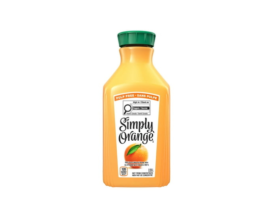 Simply Orange Pulp Free Juice 2.25 Liters - Simply Orange Juice Pulp Free 2.25L