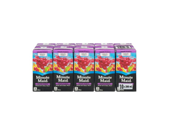 Minute Maid Grape Punch 10x200ml - 200 mL