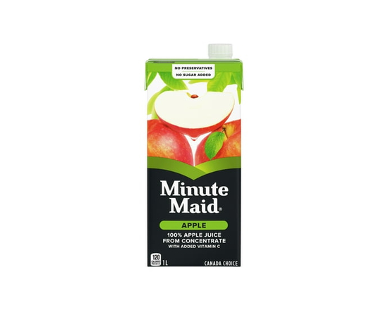 Minute Maid Apple Juice Carton, 1 Liter - 1 L