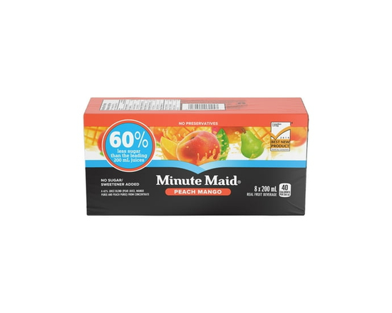 Minute Maid Peach Mango 8x200ml - 200 mL