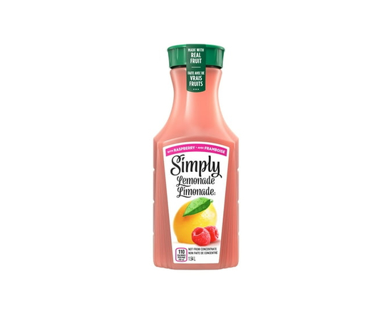 Simply Lemonade with Raspberry Bottle, 1.54 Liters - 1.54 L