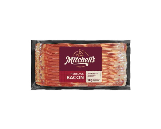 Mitchell's Heritage Thick Sliced Bacon