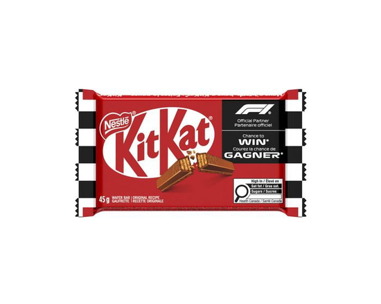 Kit Kat 4-Finger Wafer Bar, Crispy Wafers Enrobed in Smooth Milk Chocolate - 1.5
