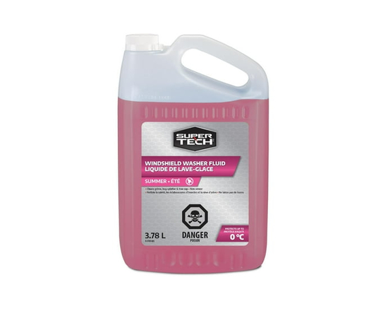 SuperTech - Summer Windshield Washer Fluid - 3.78L