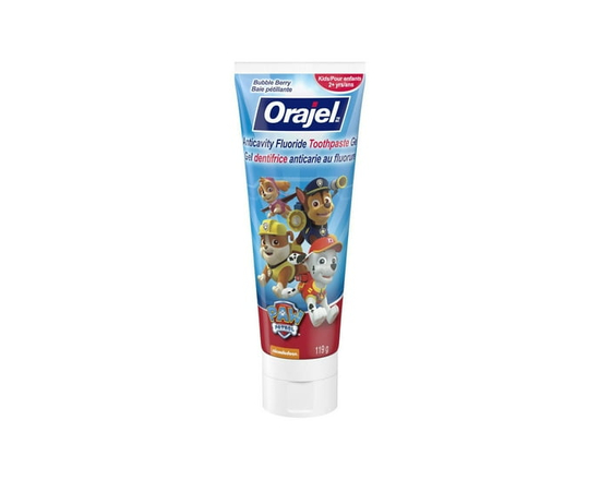 Dentifrice anticarie au fluorure Paw Patrol Orajel Enfants - 119g