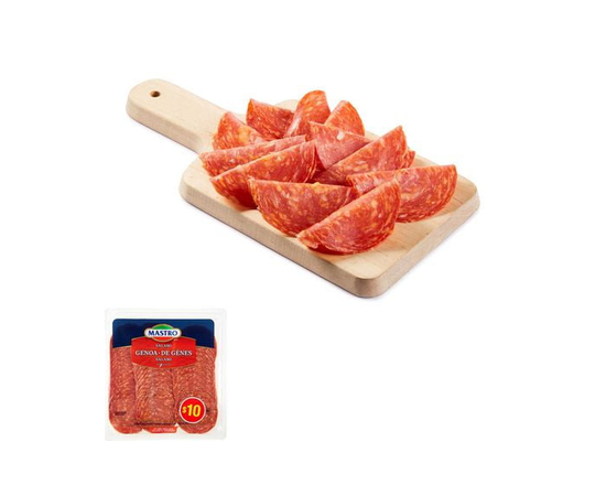Mastro® Genoa Salami Hot, Sliced Dry-Cured, Family Pack