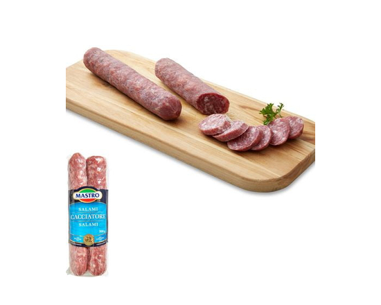 Mastro® Cacciatore Salami Mild Chubs, Dry-Cured