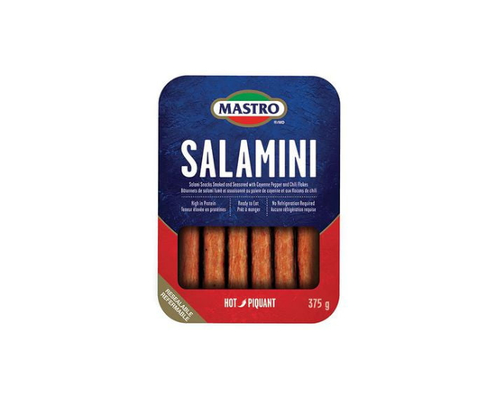 Mastro® Hot Salami, 375g, Dry-Cured Salami Sticks