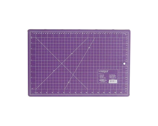 UNIQUE Double Sided Cutting Mat, 12" x 18" (30 x 45 cm), Self-Healing - 12 x 18