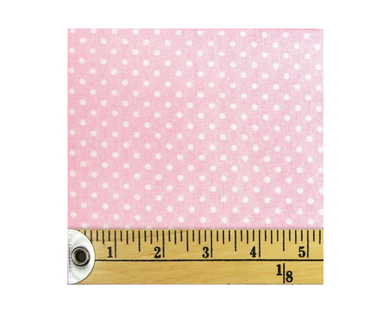 FABRIC CREATIONS rose Dot coupon fat quarter en coton 45 × 53 cm (18 × 21 po), pâle rose - 18 pouces x 21 pouces