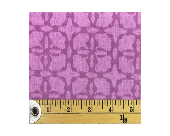 FABRIC CREATIONS Fat Quarter 45 × 53 cm (18 × 21 in) Purple with Pink Tie Dye Floral - 18" x 21"