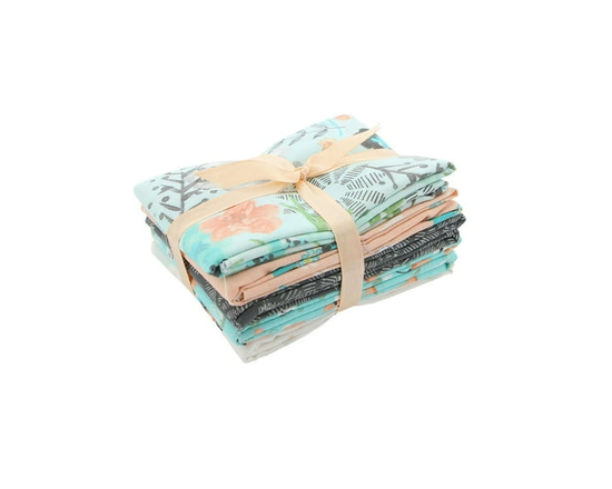 Fabric Creations Aiyana Fabric Bundle, 5 Fat Quarters, 18" x 21" (45 x 53 cm), 100% Cotton - 18" x 21"