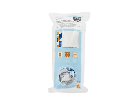 UNIQUE CREATIV Premium Pillow Form - 14 × 35.6 cm (14 in) Square Insert, Polypropylene Cover - 16" x 16"