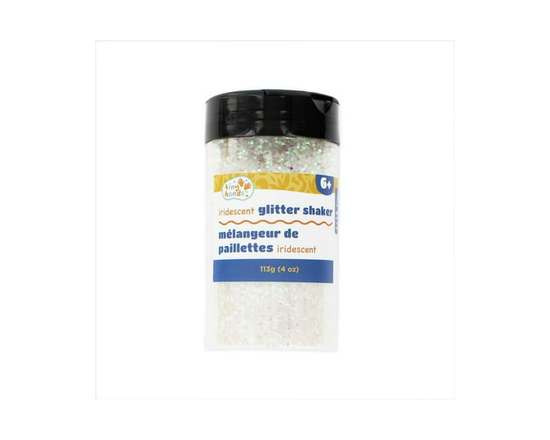 TINY HANDS Iridescent Glitter Shaker, 113g (4 oz), Age 6+, Kids, Crafts, Party Decoration