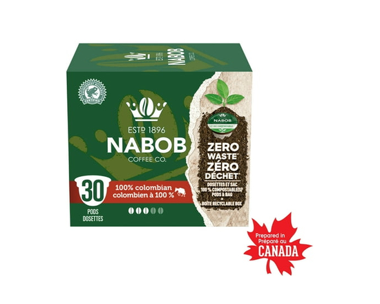 Dosettes De Café 100 % Colombien Entièrement Compostables, Boîte - 292 g