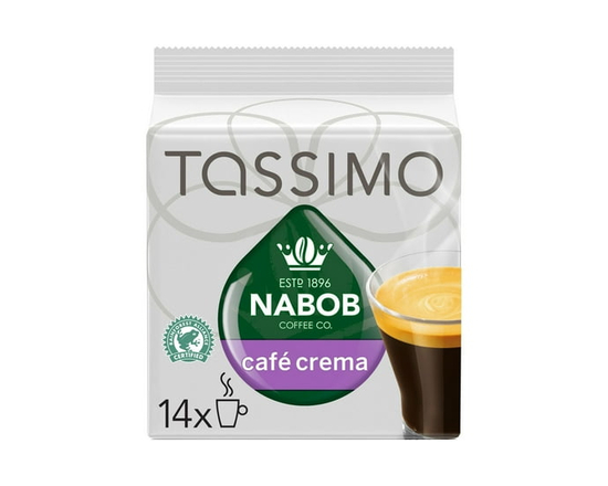 Tassimo Nabob Café Crema Coffee Single Serve T-Discs, Medium - 7 fl oz