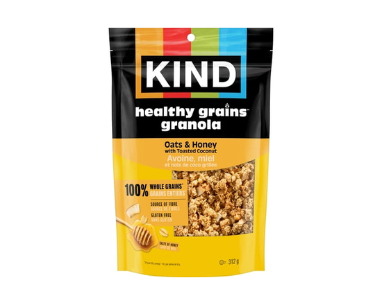 KIND Oats & Honey with Toasted Coconut Granola, 312g Bag - 312g