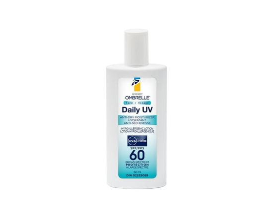 Ombrelle Daily UV Anti-Dry Face Sunscreen SPF 60, 50ml - 50ml