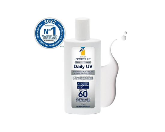 Ombrelle Daily UV Anti-Aging Face Sunscreen SPF 60, 50ml - 50ml