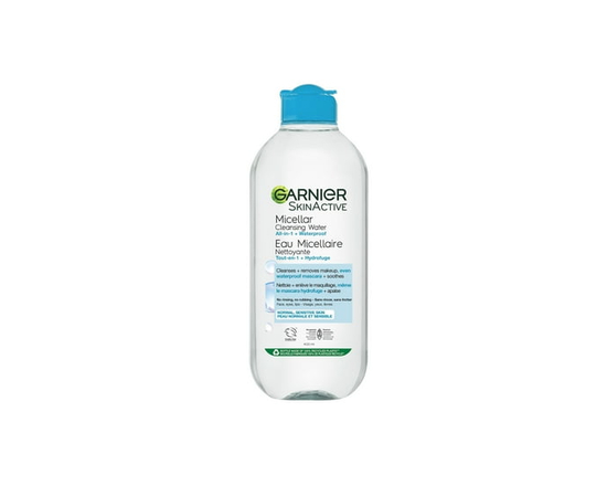 Garnier Micellar Water Makeup Remover For Waterproof Makeup, 400ml - 400ml