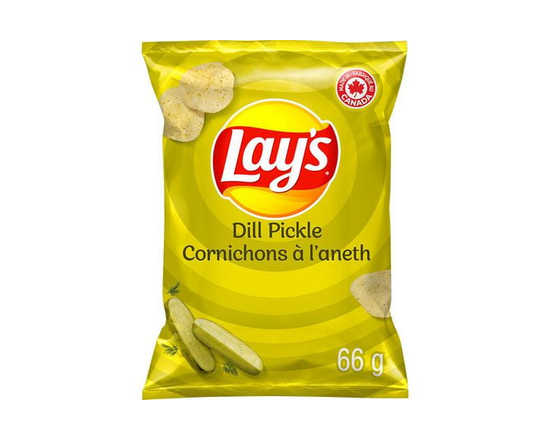Lay's Dill Pickle flavoured potato chips