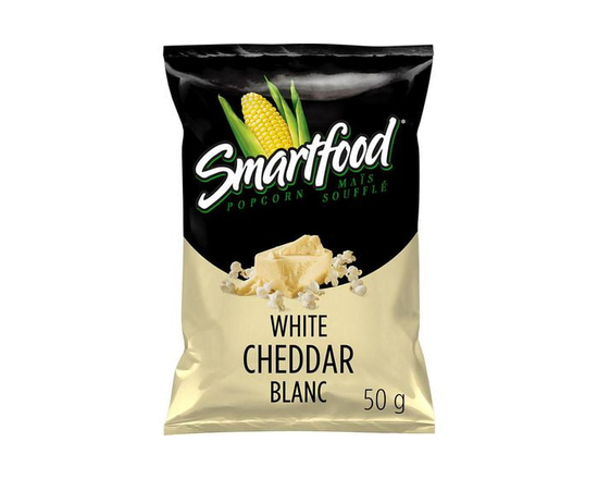 Smartfood White Cheddar flavour seasoned popcorn