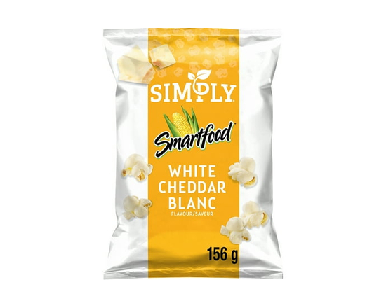 Simply Smartfood White Cheddar Seassoned Popcorn - 156 g