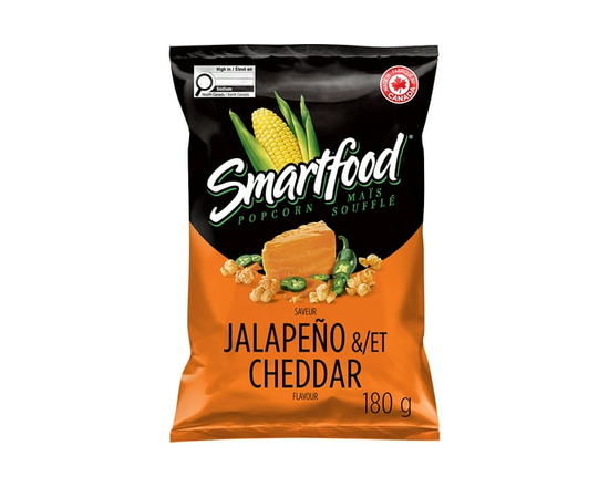 Smartfood Jalapeño & Cheddar Seasoned Popcorn - 180 g