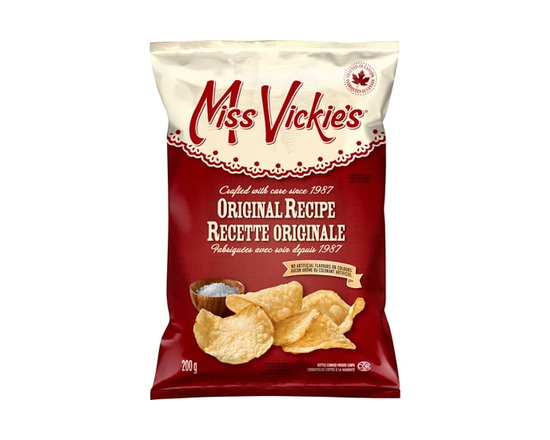 Miss Vickie's Original Recipe Kettle Cooked Potato Chips - 200 g