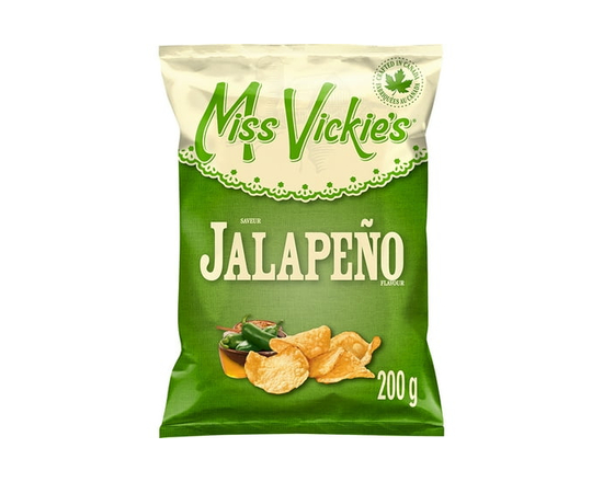 Miss Vickie's Jalapeño Kettle Cooked Potato Chips - 200 g