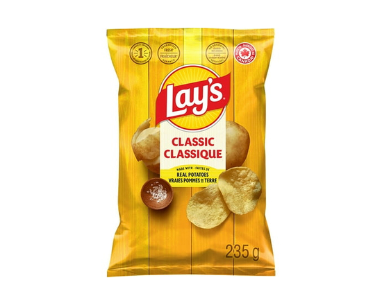 Lay's Classic Potato Chips - 235 g