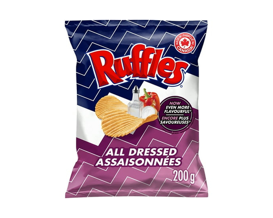 Ruffles All Dressed flavoured Potato Chips - 200 g