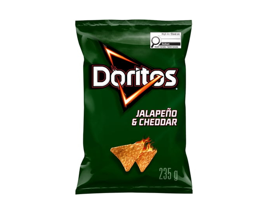 Doritos Jalapeño & Cheddar flavoured Tortilla Chips - 235 g