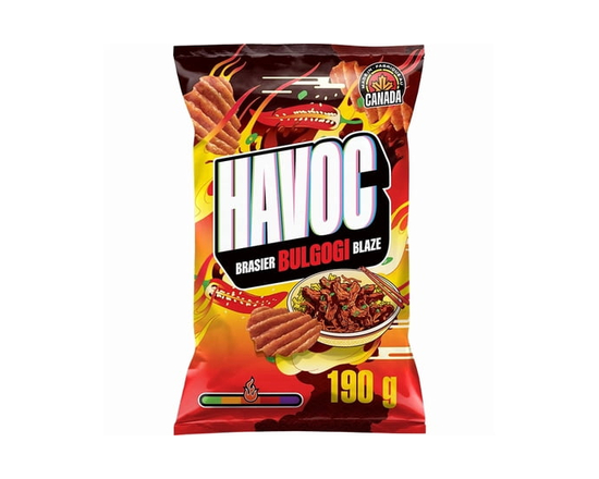 Havoc Bulgogi Blaze flavour Potato Chips - 190 g