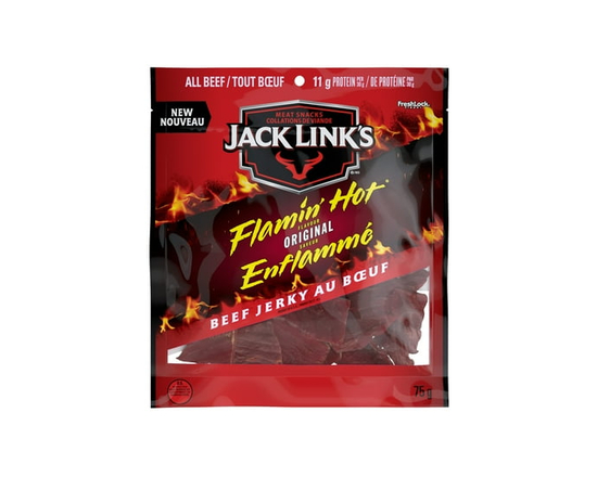 Jerky au Bœuf Jack Link’s Original saveur Enflammé - 75 g