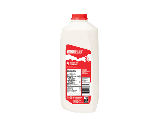 Northumberland Homogenized 3.25% Milk - 2 L