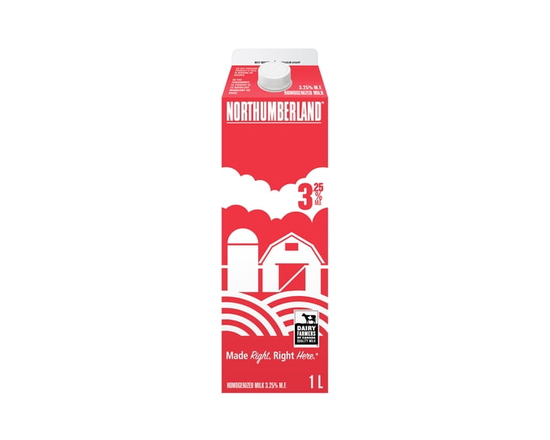 Northumberland Homogenized 3.25% Milk 1L - 1 L