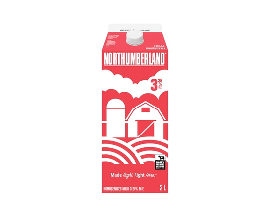 Northumberland Homogenized 3.25% Milk 2L - 2 L