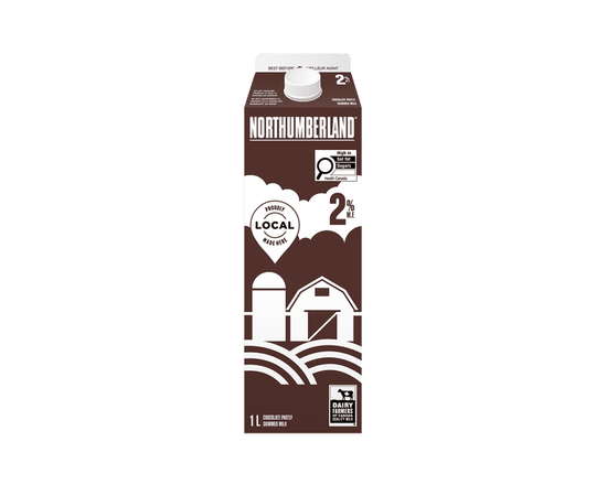Northumberland 2% Chocolate Partly Skimmed Milk - 1 L
