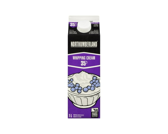 Northumberland 35% Whipping Cream 1L - 1 L