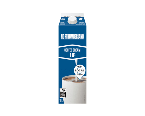 Northumberland 18% Coffee Cream 1L - 1 L