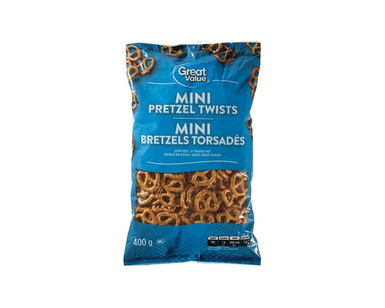 Great Value Mini Pretzels Twists, 400g - 400 g