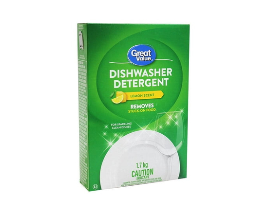 Great Value Lemon Scent Dishwasher Detergent 1.7KG - 1.7 kg