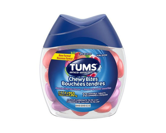 Tums Bouchées tendres Baies assorties - 32