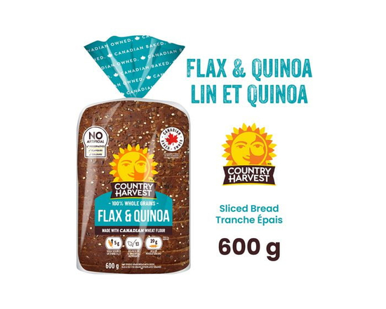 Pain tranché Lin et quinoa de Country Harvest