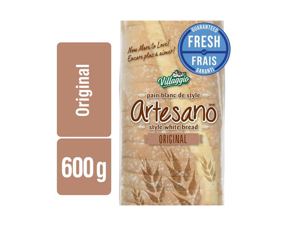 Villaggio® Artesano White Sliced Bread