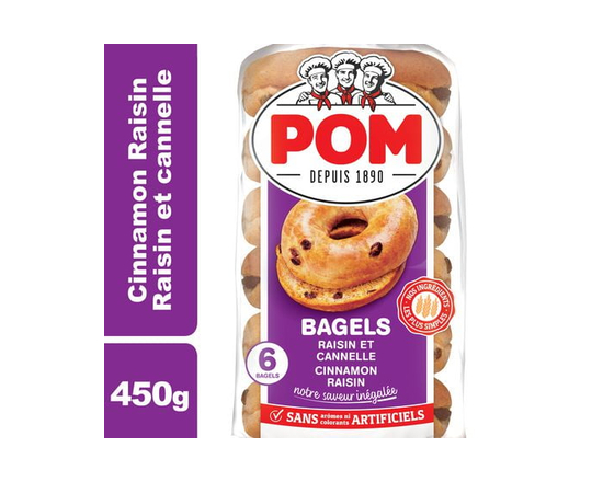 Bagels raisins et cannelle de POM®