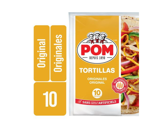 Tortillas originales POMᴹᴰ, grand format